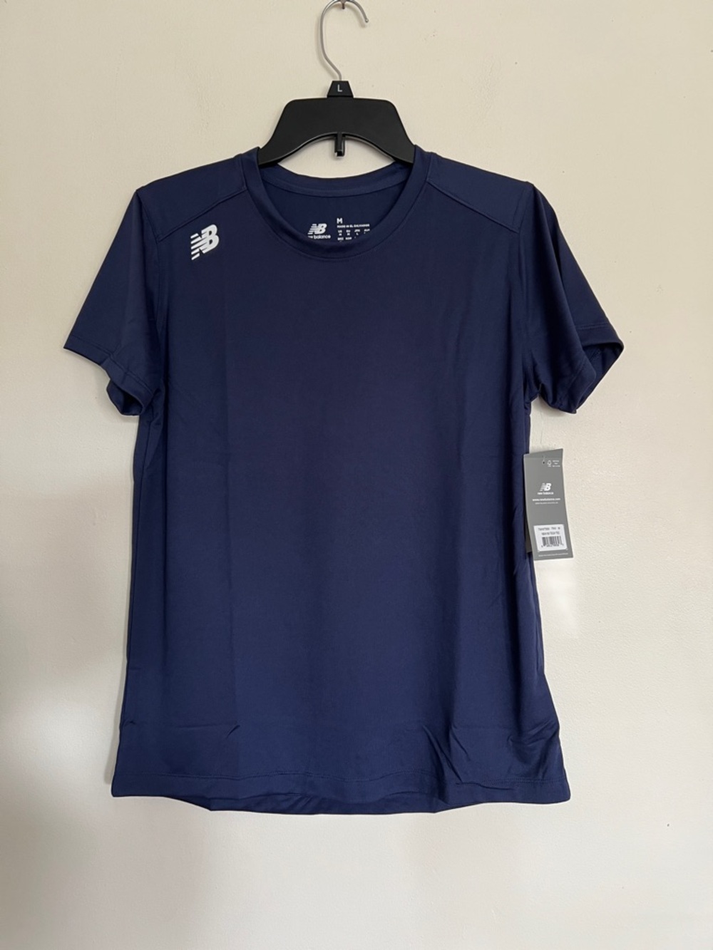 New Balance Men's Navy Short Sleeve Athletic Tee